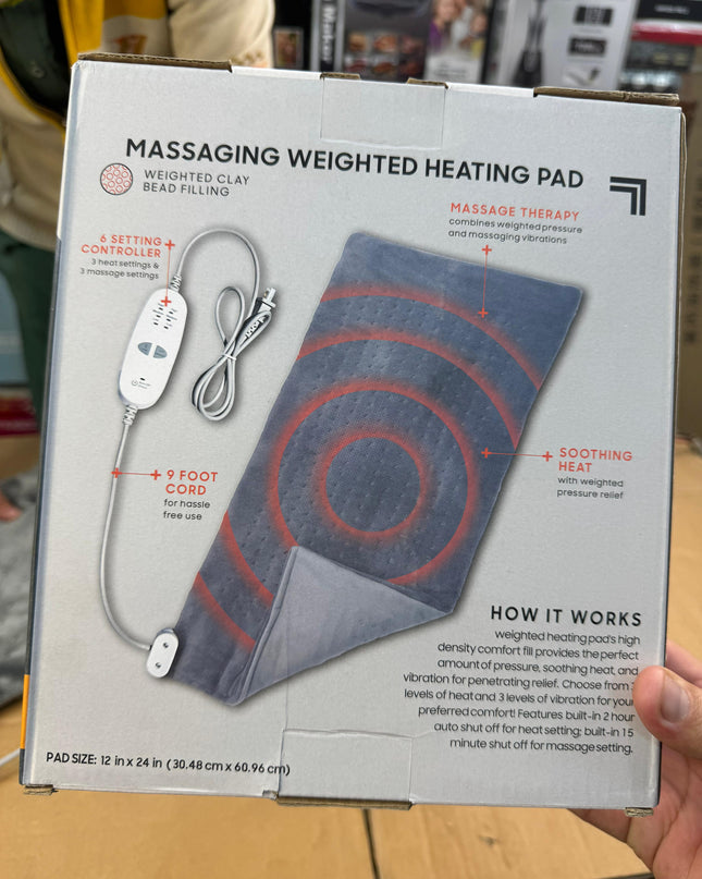 lot imported 2 in 1 heating pad & massager