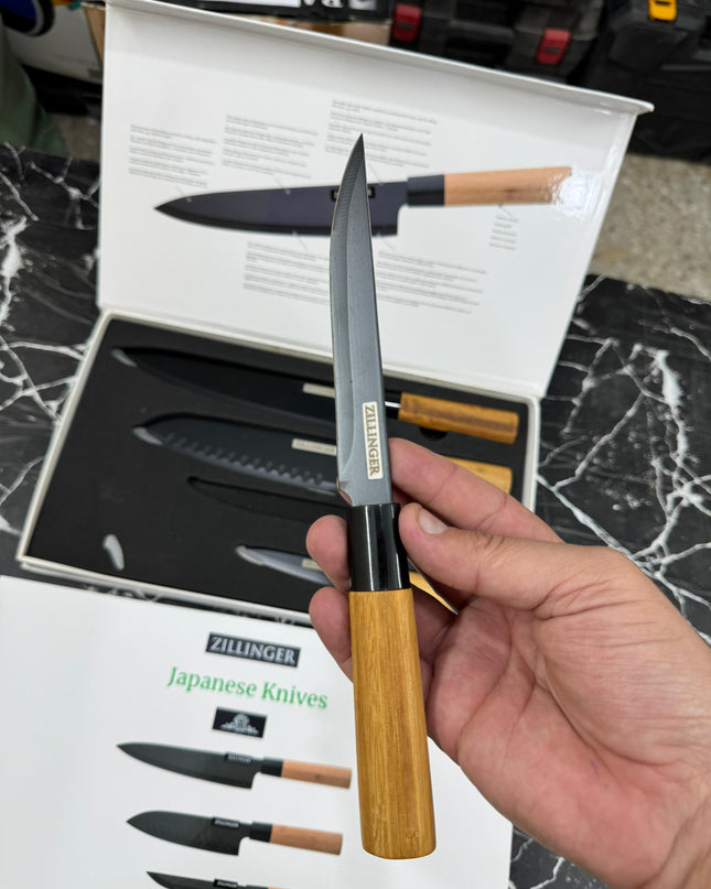 ZILLINGER Japanese Knife Set - 4 Pcs