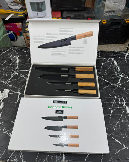 ZILLINGER Japanese Knife Set - 4 Pcs