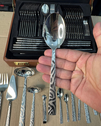 Turkey karaca 91 Pieces Luxury Cutlery Set