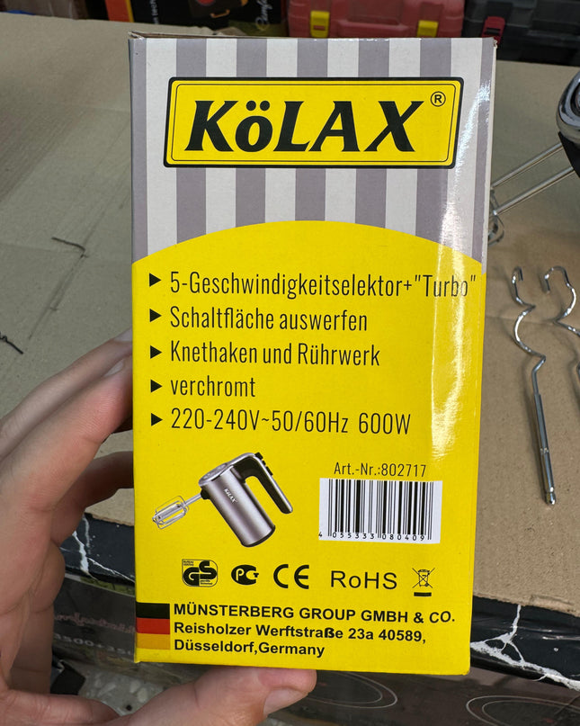 kolax professional hand mix ( egg beater )
