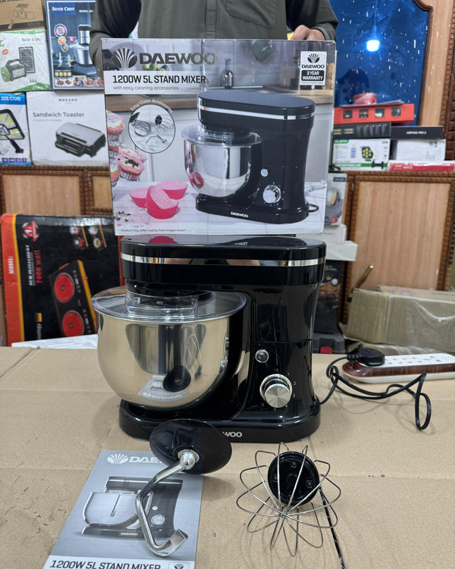 UK lot DAEWOO 5l stand mixer 1200watt