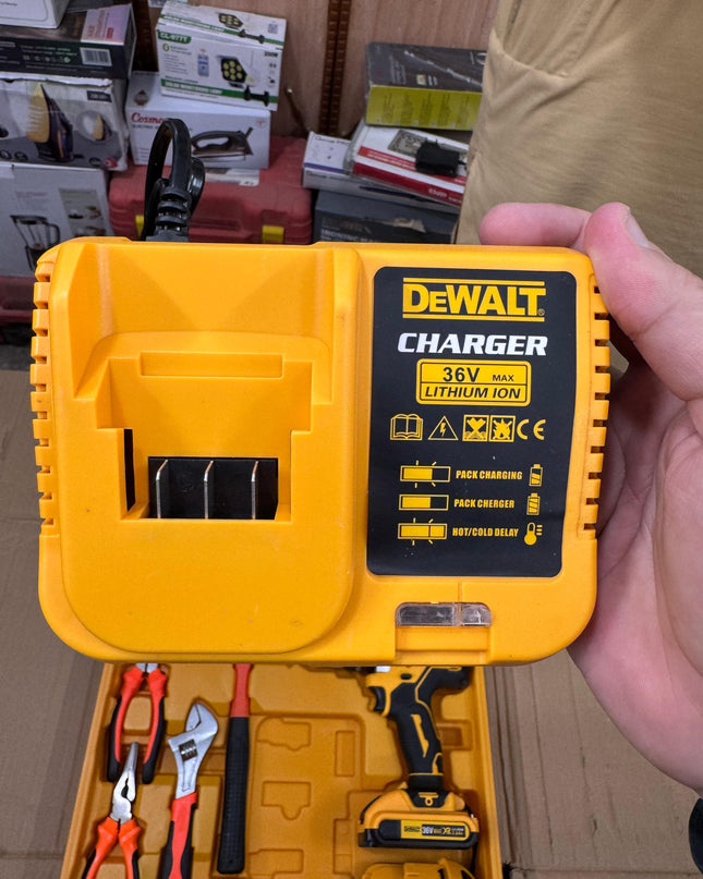 DeWalt commercial use 117 pcs drill machine set 36V