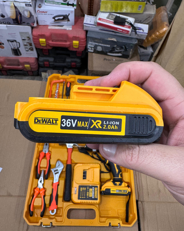 DeWalt commercial use 117 pcs drill machine set 36V