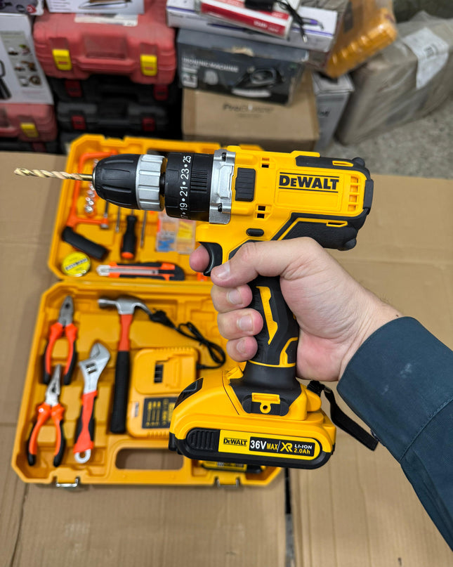 DeWalt commercial use 117 pcs drill machine set 36V