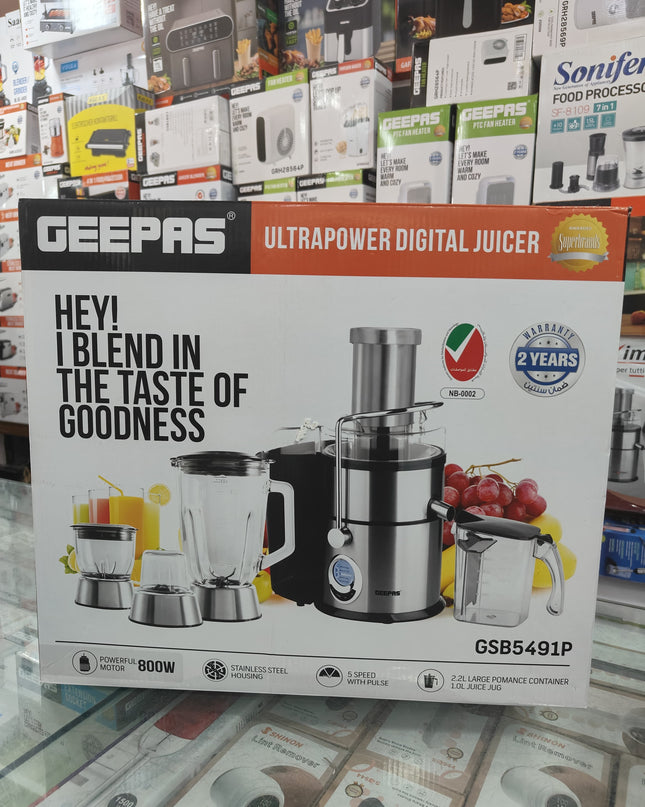 Geepas Ultrapower digital 4 in 1 juicer blender