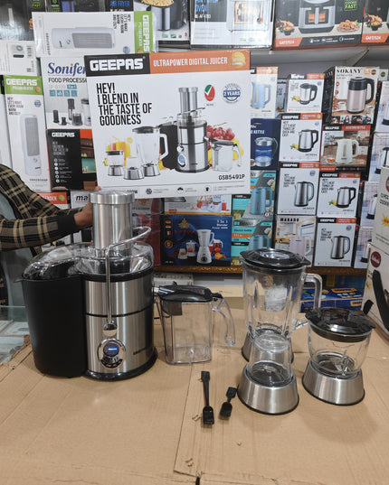 Geepas Ultrapower digital 4 in 1 juicer blender