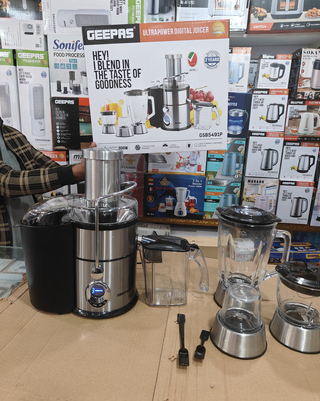 Geepas Ultrapower digital 4 in 1 juicer blender