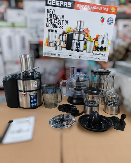 Geepas kitchen master food factory juicer blender GSB 46016NP
