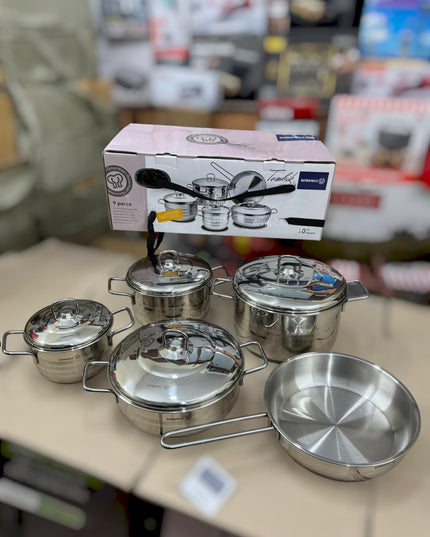 Korkmaz Tombik 9pcs Cookware Set