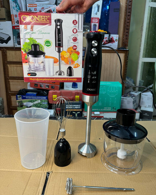 RASSIAN LOT Cronier 5 in 1 hand blender set