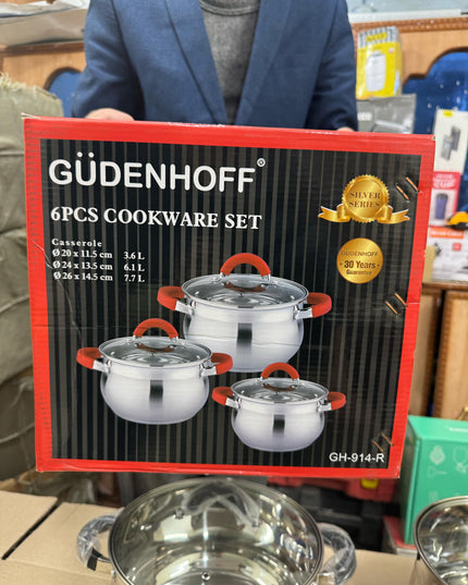 lot imported 6 pieces cookware set