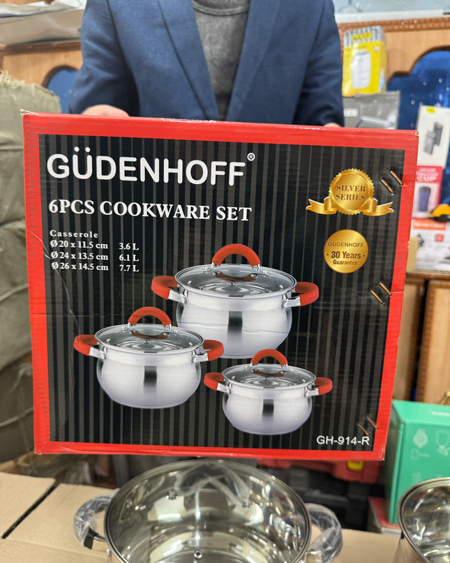 lot imported 6 pieces cookware set