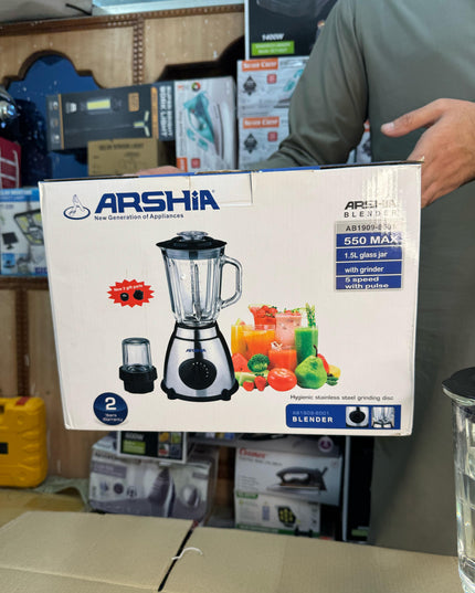 ARSHIA Germany 2 in 1 blender grinder