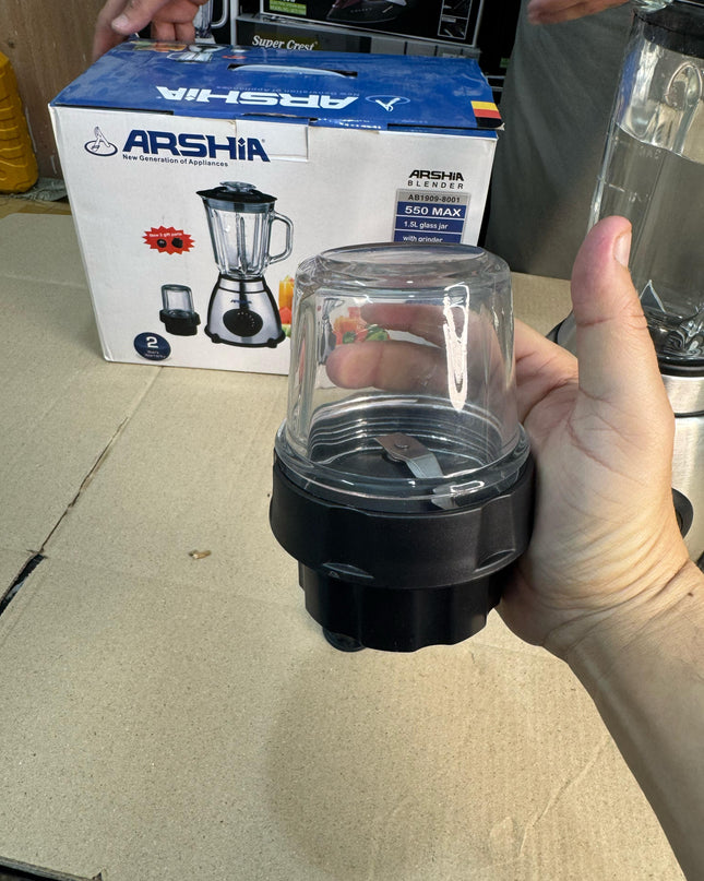 ARSHIA Germany 2 in 1 blender grinder