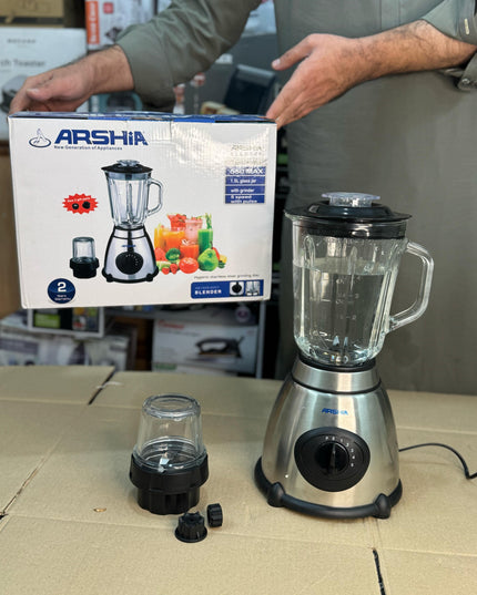 ARSHIA Germany 2 in 1 blender grinder