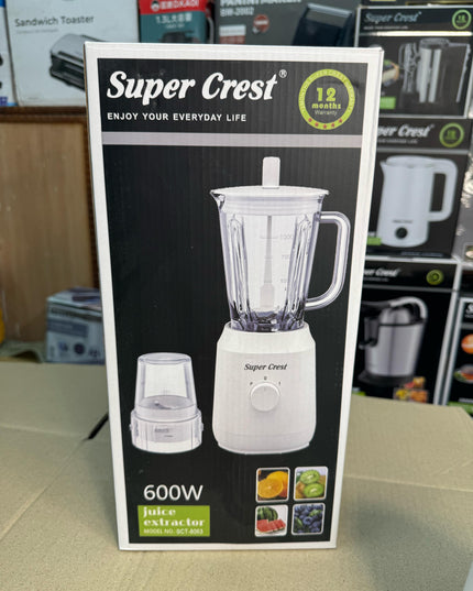 SUPER CREST Germany 2 in 1 blender grinder