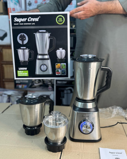 Germany super crest 3 in 1 stainless steel blender