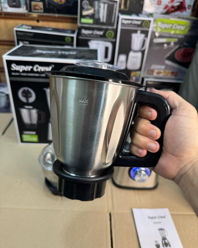 Germany super crest 3 in 1 stainless steel blender