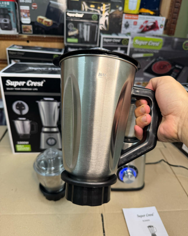 Germany super crest 3 in 1 stainless steel blender