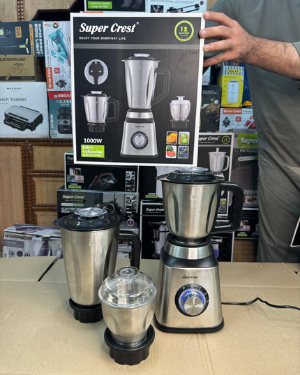 Germany super crest 3 in 1 stainless steel blender