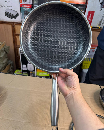 28 cm Honeycomb lesser coating flat Fry Pan