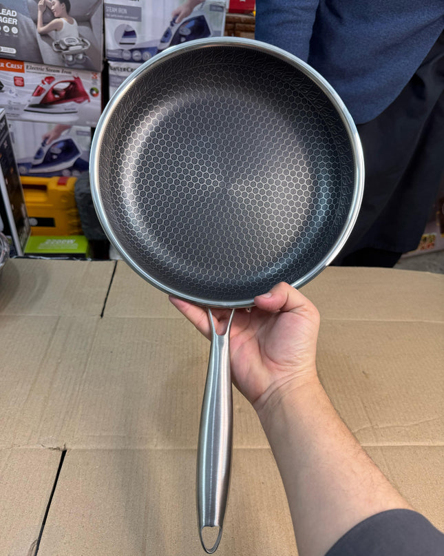 26 cm Honeycomb lesser coating flat Fry Pan