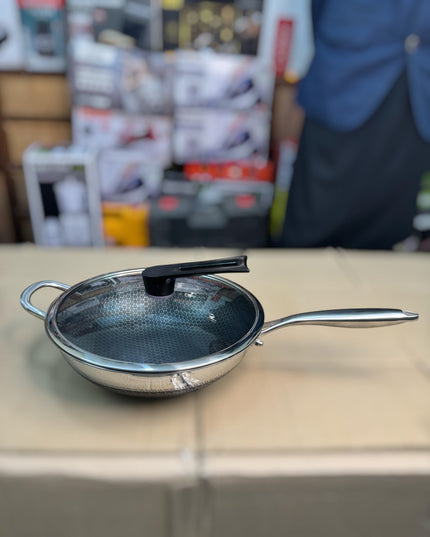 34cm Germany lesser honeycomb fry pan & handi