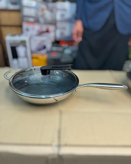 36cm Germany lesser honeycomb fry pan & handi