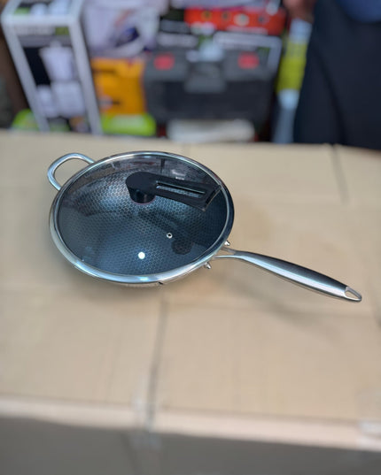 32cm Germany lesser honeycomb fry pan & handi