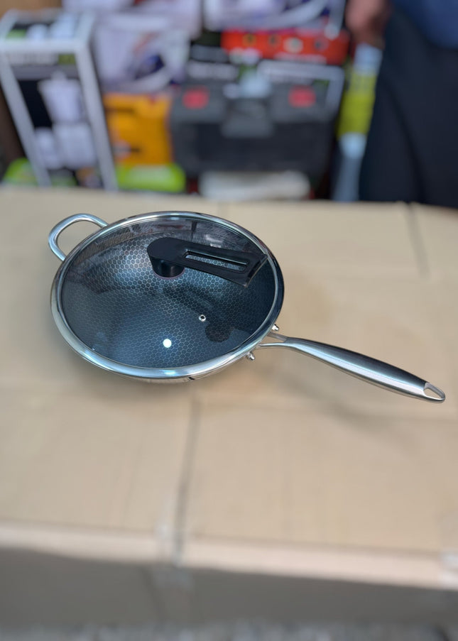 32cm Germany lesser honeycomb fry pan & handi