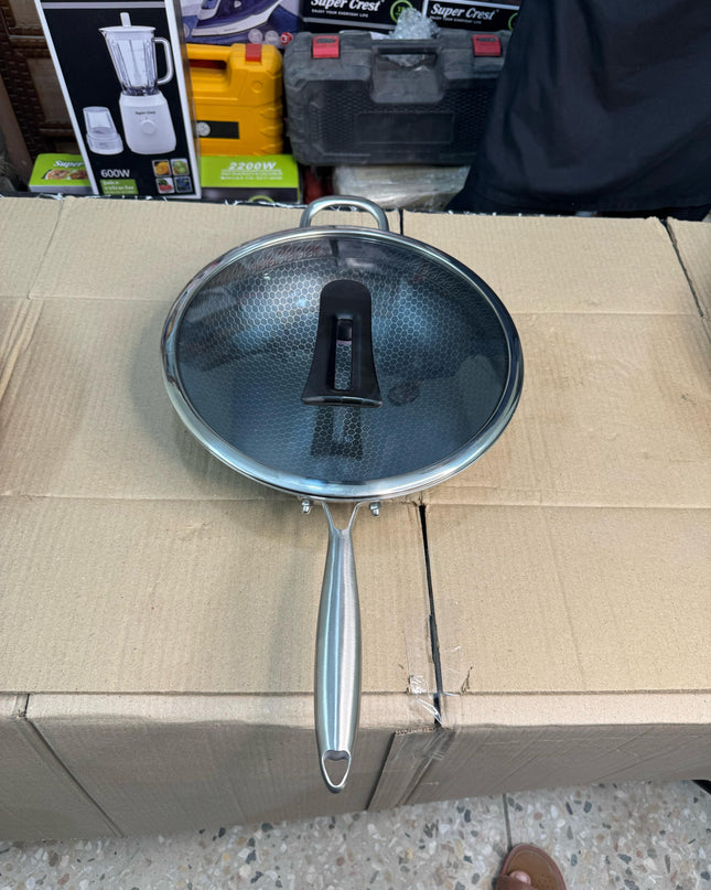 36cm Germany lesser honeycomb fry pan & handi