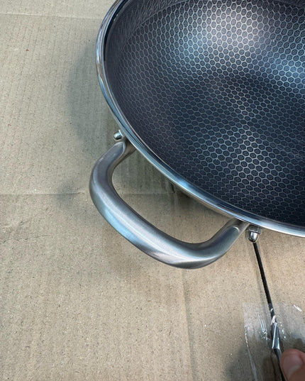 34cm Germany lesser honeycomb fry pan & handi
