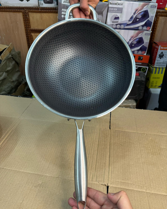 32cm Germany lesser honeycomb fry pan & handi