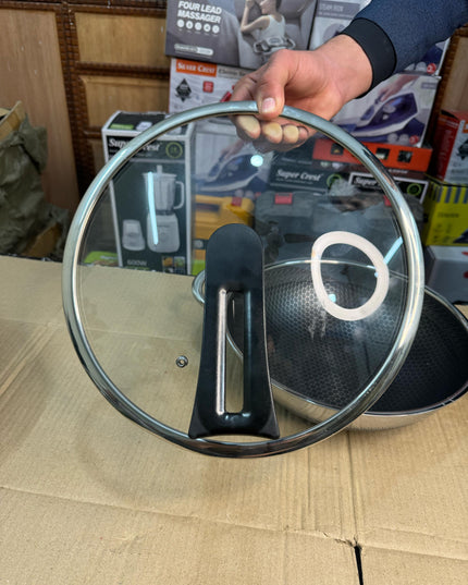 34cm Germany lesser honeycomb fry pan & handi