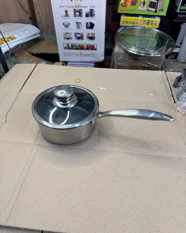 Honeycomb lesser coating sauce pan