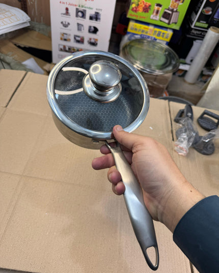 Honeycomb lesser coating sauce pan