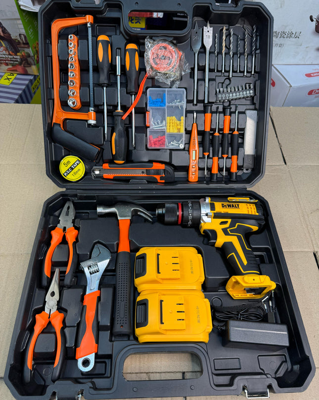 DeWalt metal chak commercial use 117 pcs drill machine set 48V