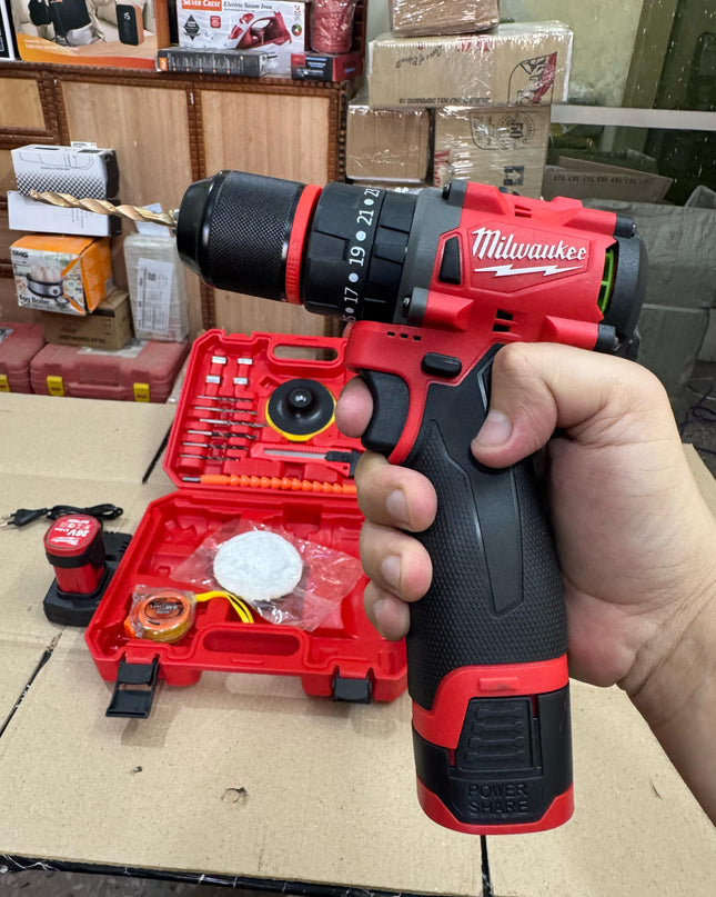 Milwakee Brushless 28V Drill machine with Toolkit