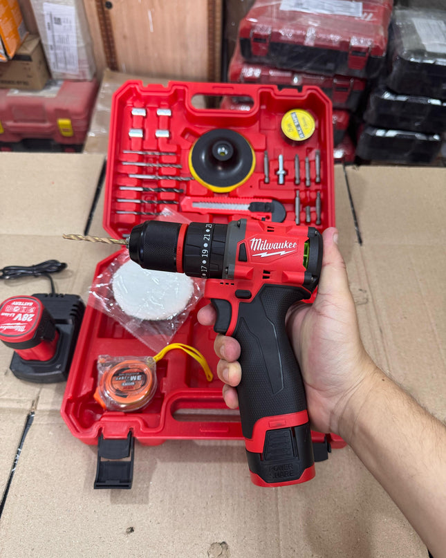 Milwakee Brushless 28V Drill machine with Toolkit