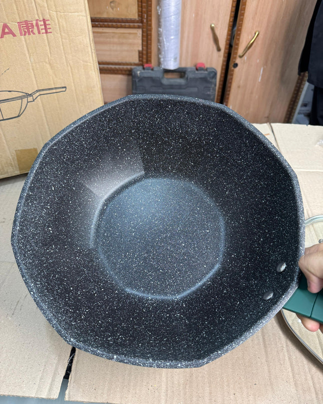 konka 32cm  granite deep frypan