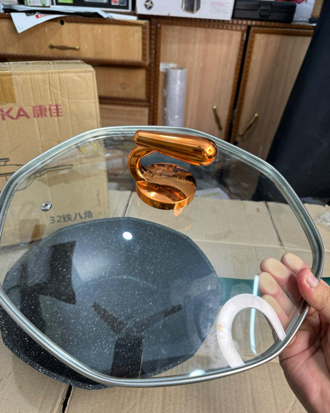 konka 32cm  granite deep frypan
