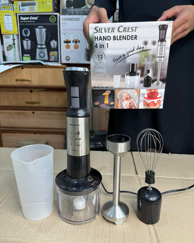 silver crest 4 in 1 hand blender set