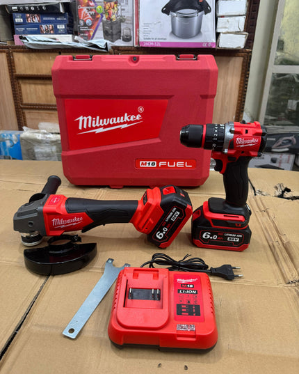Milwaukee 2 in 1 m18 fuel drill & grinder