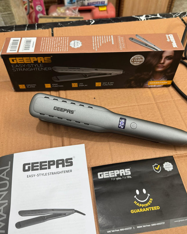 Geepas professional wet & dry hair straightener GHS 86050N