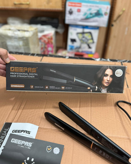 Geepas professional digital  hair straightener GHS 86003nv