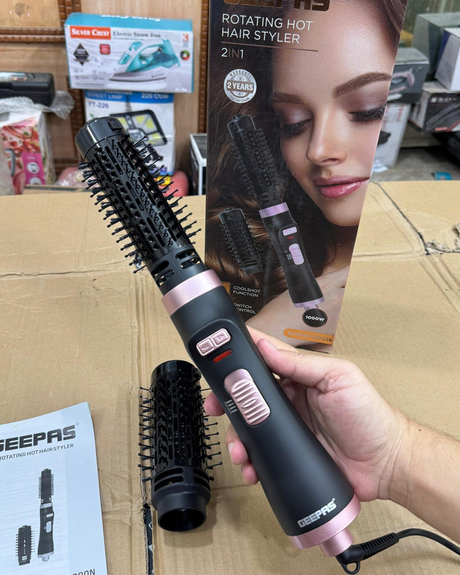 Geepas rotating hot hair styler GHR 86000N ( hair dryer)
