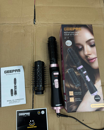 Geepas rotating hot hair styler GHR 86000N ( hair dryer)