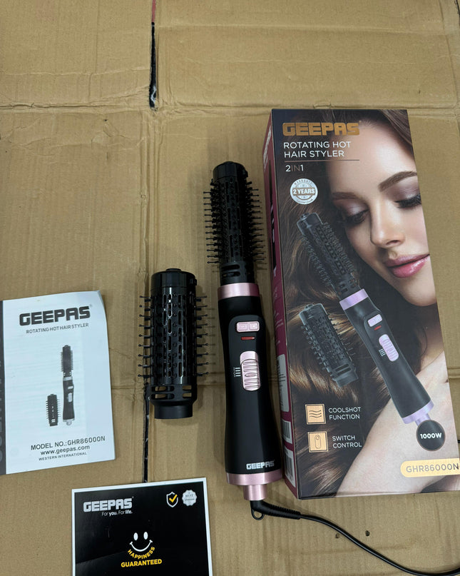 Geepas rotating hot hair styler GHR 86000N ( hair dryer)