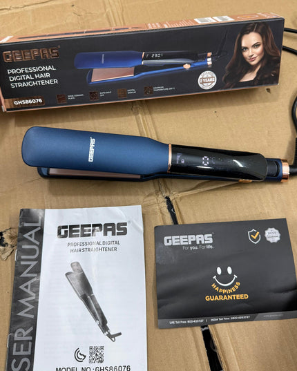 Geepas professional digital hair straightener GHS 86076